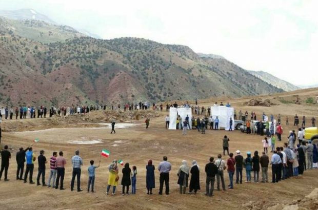تجمع شعبي ولأنصار البيئة حول موضوع نشاط منجم شاهوار شاهرود