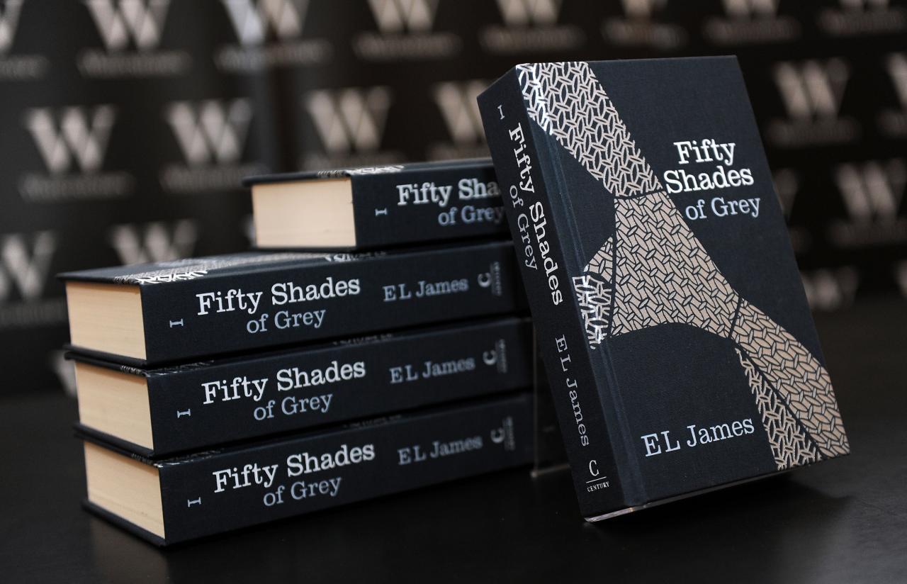 "Fifty Shades of Grey" was the best-selling book of the deca